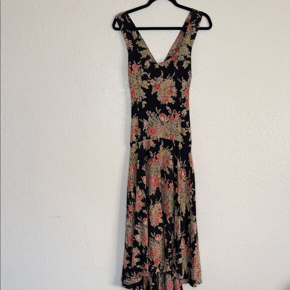 Vintage Dresses & Skirts - Vintage y2k Nanette Lepore Floral boho cottagecore fairycore tea Maxi Dress